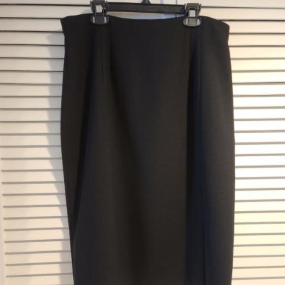Evan-Picone 3 Pc Suit. Black Blazer Duster Jacket, pencil skirt & pants size 10. - Picture 8 of 14